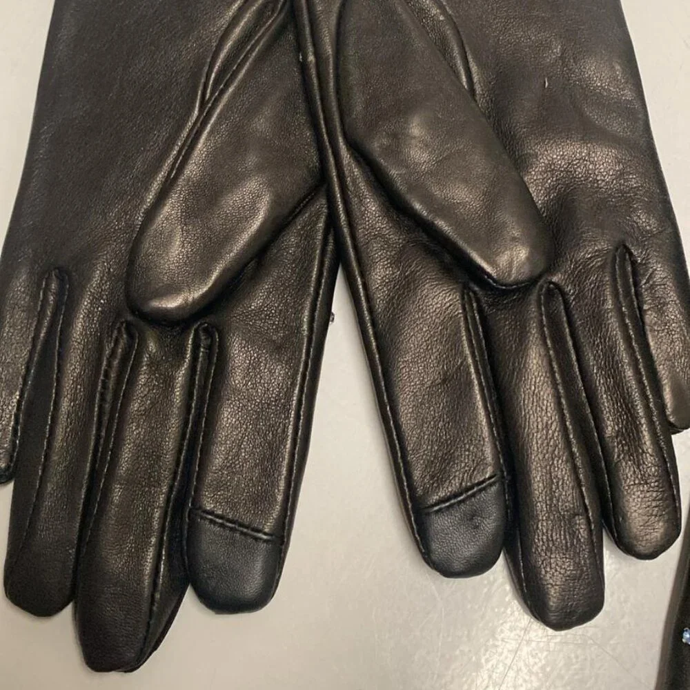 Echo leather gloves decorated with Rani - Picture 9 of 10